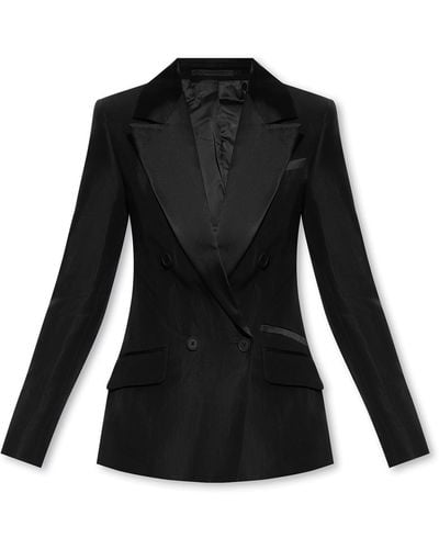 AllSaints ‘Eve’ Double-Breasted Blazer - Black