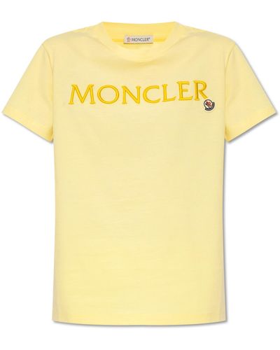 Moncler T-shirts And Polos - Yellow