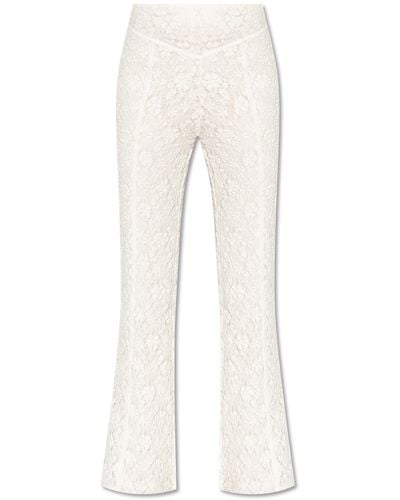 ROTATE BIRGER CHRISTENSEN Lace Trousers, - White