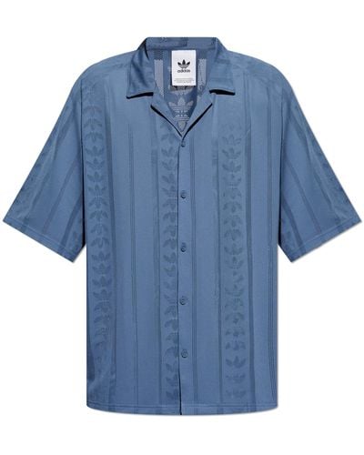 adidas Originals Shirt With Logo - Blue