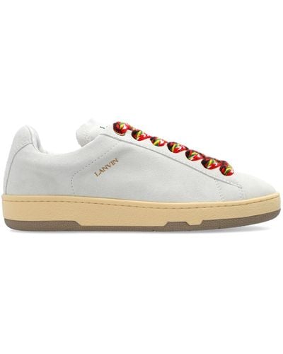 Lanvin Lite Curb Low Top Trainers - White