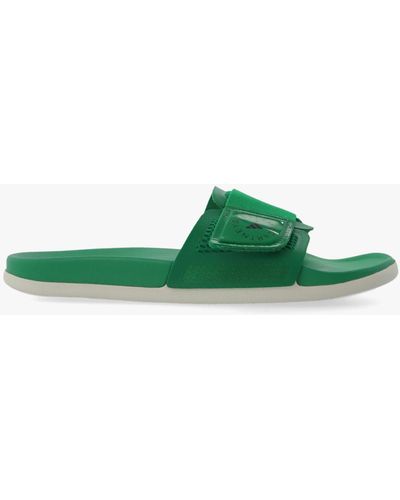 adidas By Stella McCartney Adidas Stella Mccartney Branded Slides - Green