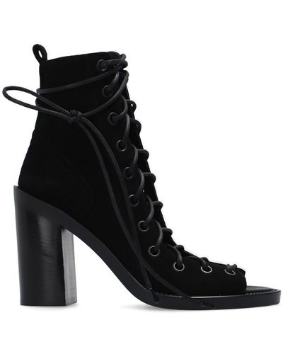 Ann Demeulemeester Heeled Ankle Boots - Black