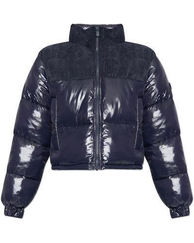 Save The Duck 'aluna' Quilted Jacket - Blue