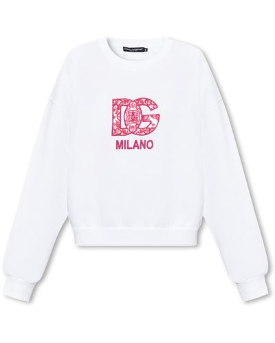 Dolce & Gabbana Oversize Sweatshirt - White