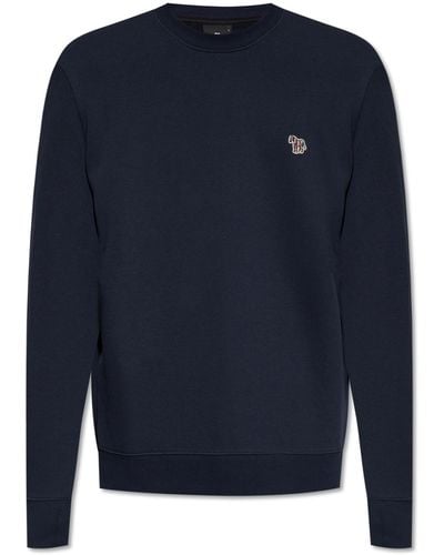 PS by Paul Smith Patched Sweatshirt - Blue