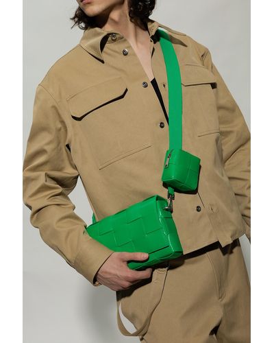 Bottega Veneta ‘Cassette Medium’ Shoulder Bag - Green