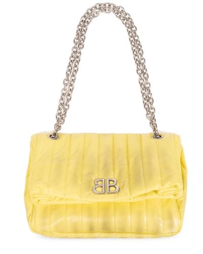 Balenciaga 'monaco S' Shoulder Bag, - Yellow
