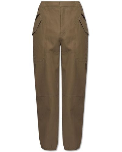 Loewe Cargo Trousers, - Green
