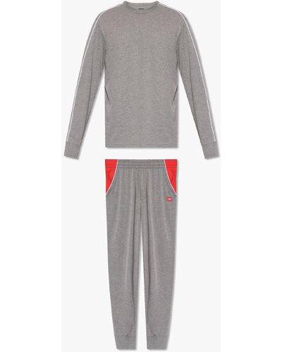 Gray DIESEL Nightwear and sleepwear for Men | Lyst