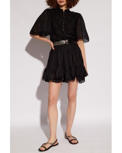 Isabel Marant 'slayae' Dress, - Black