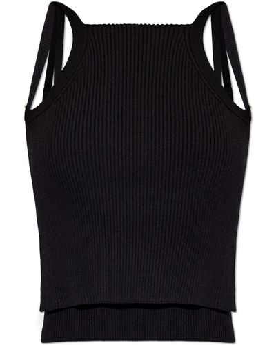 Emporio Armani Top From The 'Sustainability' Collection - Black