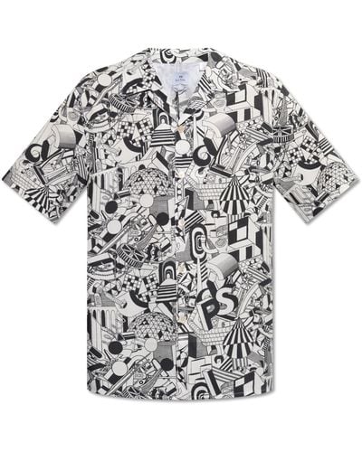PS by Paul Smith Ps Paul Smith Shirt With Short Sleeves - Multicolour