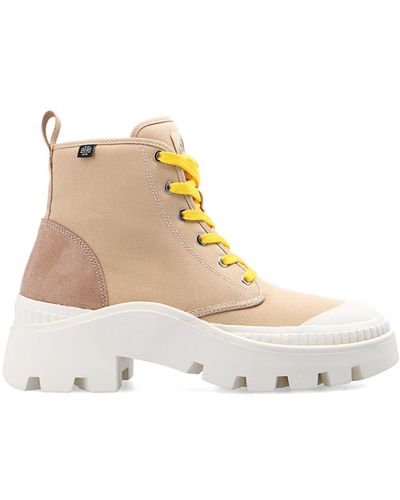 Tory Burch 'camp' Ankle Boots - Natural