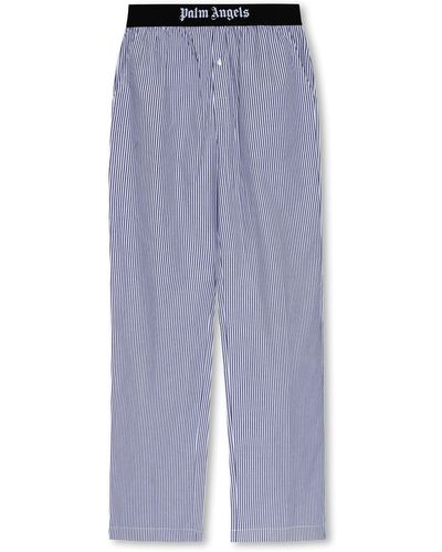 Palm Angels Pajama Pants - Blue