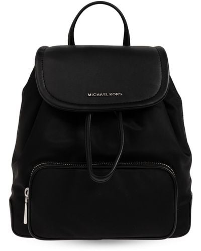 Michael Kors Backpack With 'Cara Small' Logo - Black