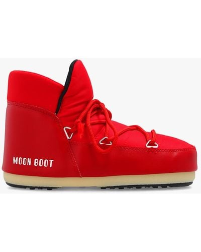 Moon Boot Court Shoes Nylon Snow Boots - Red