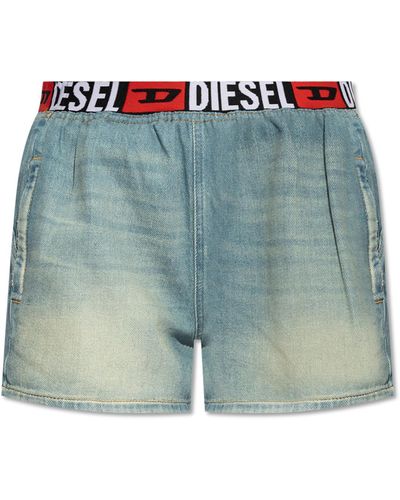 DIESEL Denim Shorts `De-Skep-S` - Blue