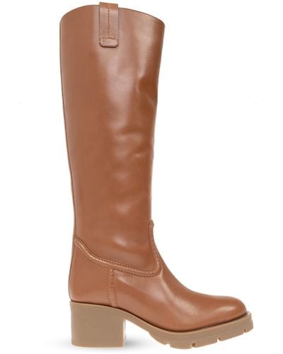 Chloé ‘Mallo’ Heeled Boots - Brown