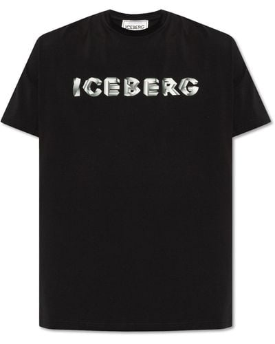 Iceberg T-Shirt With Logo - Black