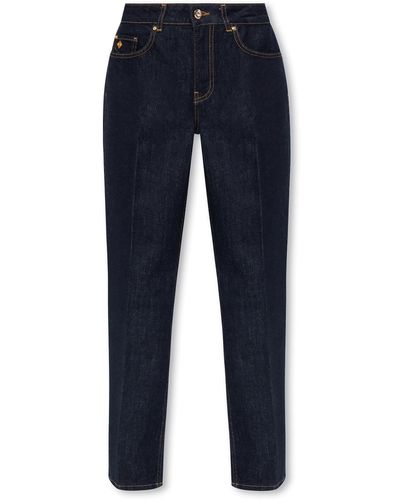 Kate Spade Logo-Embroidered Jeans - Blue