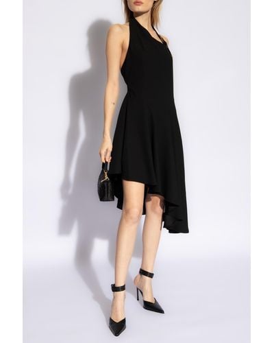 Versace Asymmetrical Dress - Black