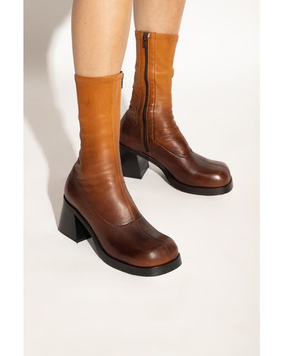 Brown Miista Boots For Women Lyst
