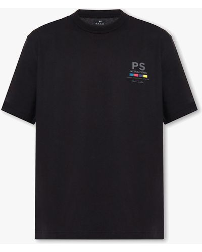 PS by Paul Smith Printed T-shirt - Black