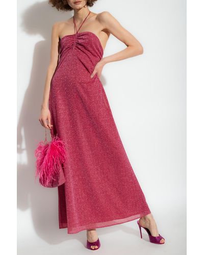 Oséree Dress With Lurex Threads - Pink