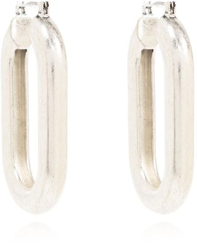 AllSaints Brass Earrings, - White