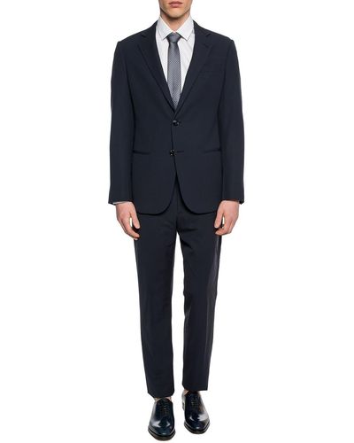 Giorgio Armani Wool Suit - Blue