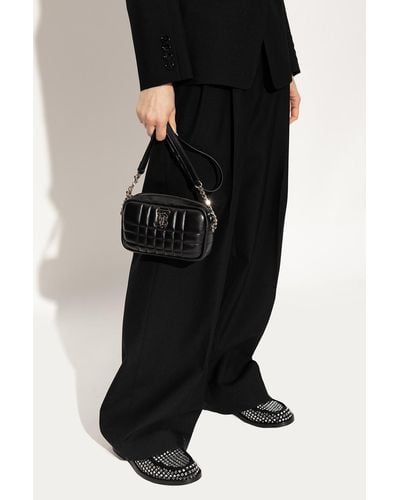Burberry ‘Lola Mini’ Quilted Shoulder Bag - Black