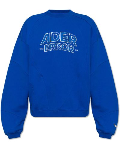 ADER error Sweatshirt With Logo - Blue