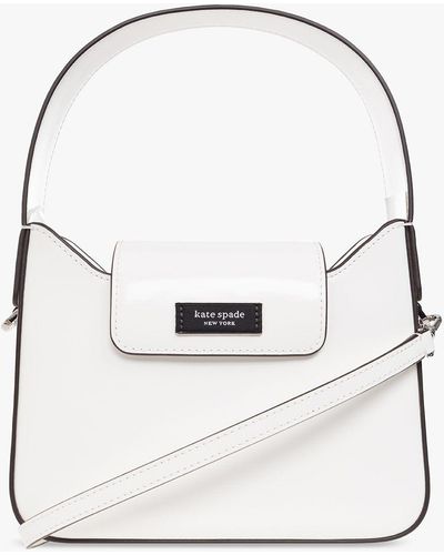 Kate Spade 'sam Icon Mini' Shoulder Bag - White