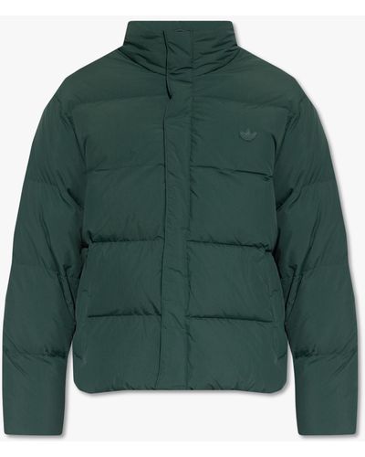 adidas Originals Down Jacket With Logo - Green