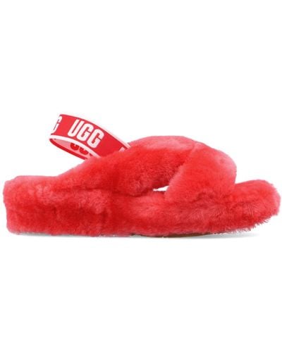 UGG 'fab Yeah' Sandals - Red