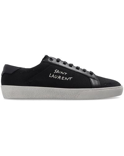 Saint Laurent Court Classic Sl/06 Low Top Sneaker - Black