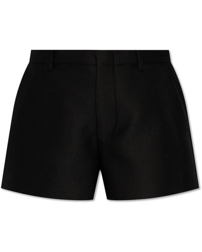 Gucci Wool Shorts, - Black