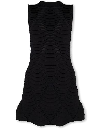 Alaïa Sleeveless Mini Dress - Black