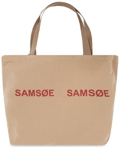 Samsøe & Samsøe 'frinka' Shopper Bag, - Natural