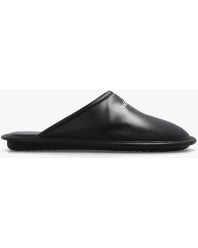 Balenciaga ‘Home’ Slides - Black