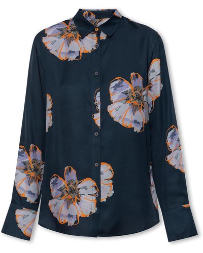 PS by Paul Smith Floral Shirt - Blue