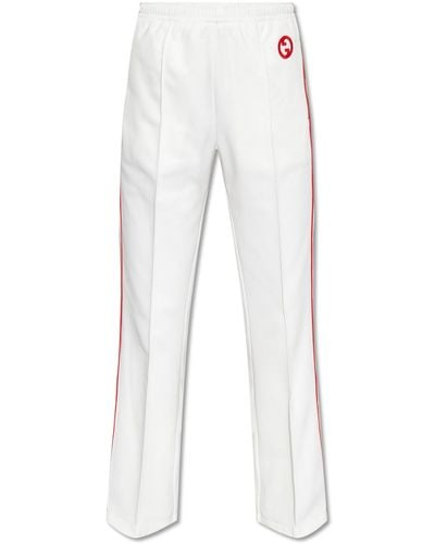 Gucci Flared Trousers, - White