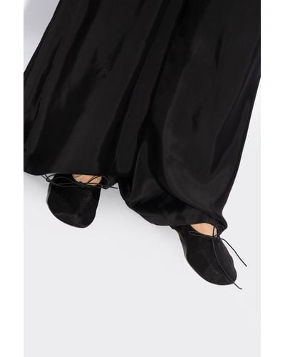 Proenza Schouler Ballet Flats With Bow, - Black