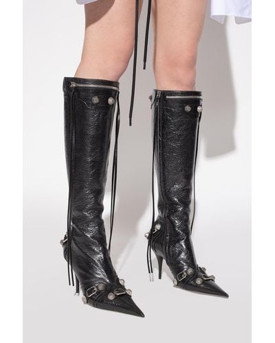 Balenciaga ‘Cagole’ Heeled Boots - Black