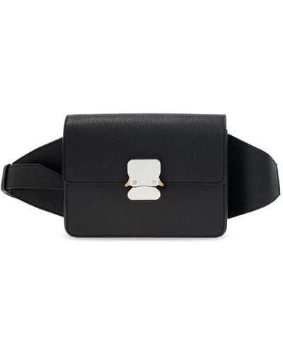 1017 ALYX 9SM Leather Belt Bag 'ludo' - Black
