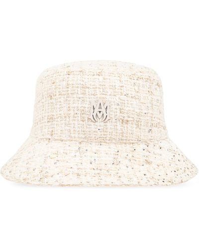 Amiri Tweed Hat - Natural