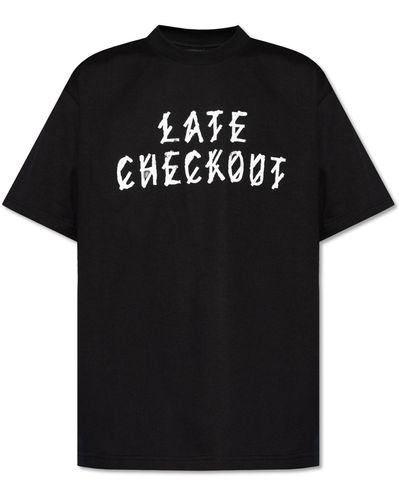 44 Label Group Printed T-shirt, - Black