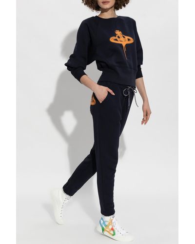 Vivienne Westwood Sweatshirt With Logo - Black