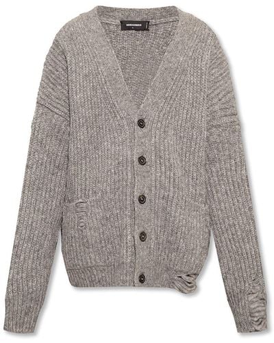 DSquared² Loose-fitting Cardigan - Gray